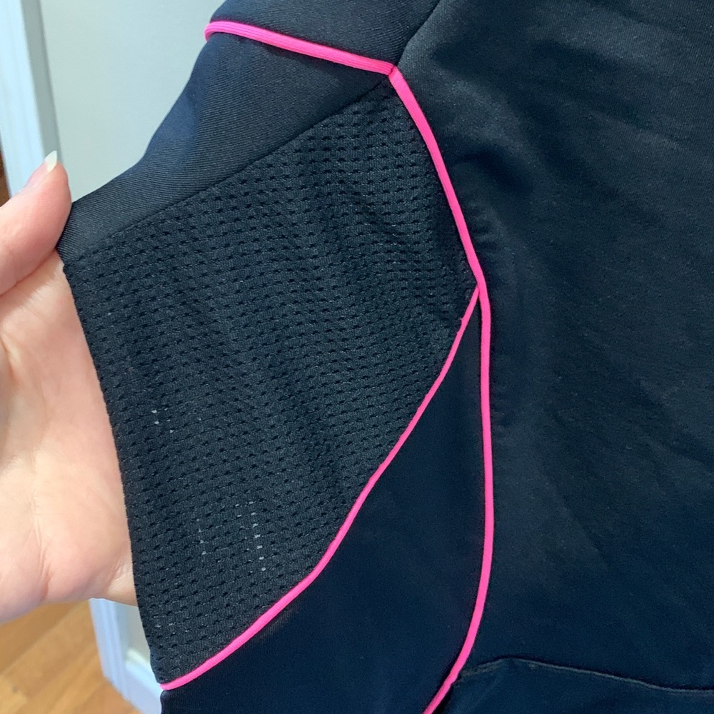3/$15 Fila Black Pullover Athletic Jacket with Pink Trim Size XL - Picture 7 of 7